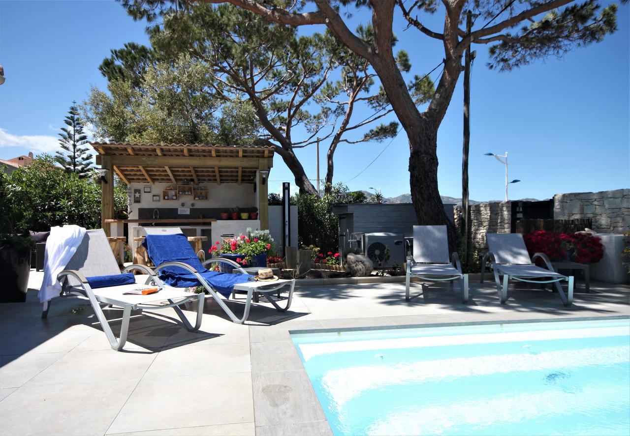 Ferienwohnung Appart Bleu Azur Saint-Florent  Exterior foto